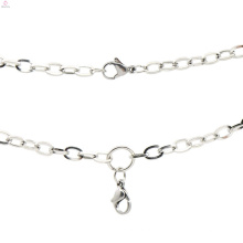 Männer Edelstahl Silber Kain Halskette, berühmte Silberschmuck Halskette Marke